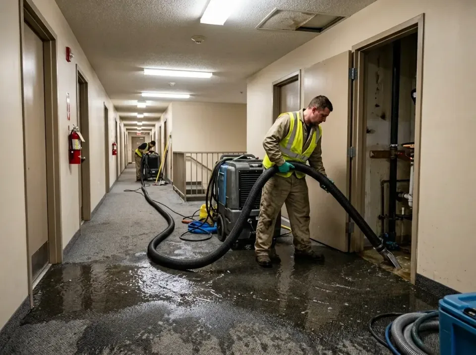 multi-unit-apartment-hallway-f-005 — frequently asked questions, Emergency Burst Pipe Water Extraction & Removal in Rancho C…